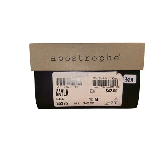 Apostrophe - Kayla Black Square Toe Suede Heels - Womens Size 10 GREAT CONDITION - Picture 10 of 10